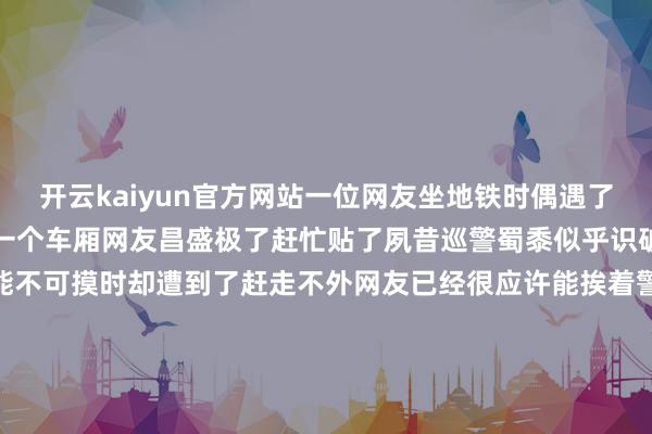 开云kaiyun官方网站一位网友坐地铁时偶遇了一只警犬第一次